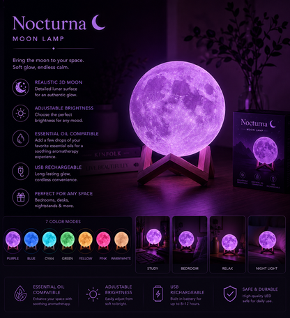 Nocturna™ Moon Lamp